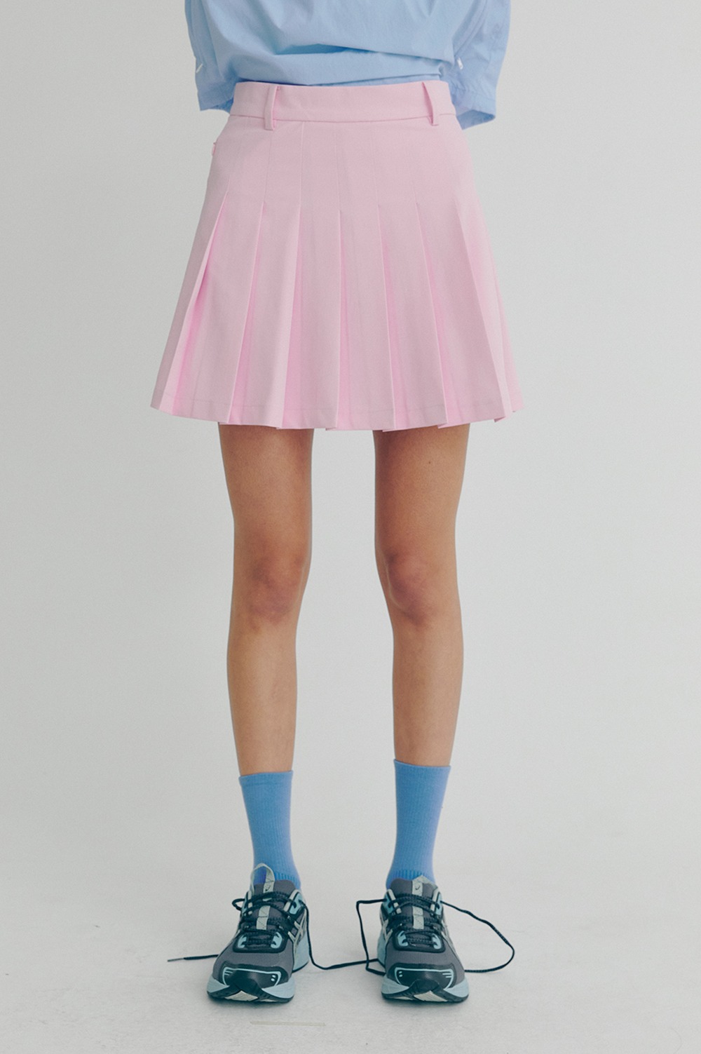 clove - [22SS clove] Pleated Skirt (Pink)