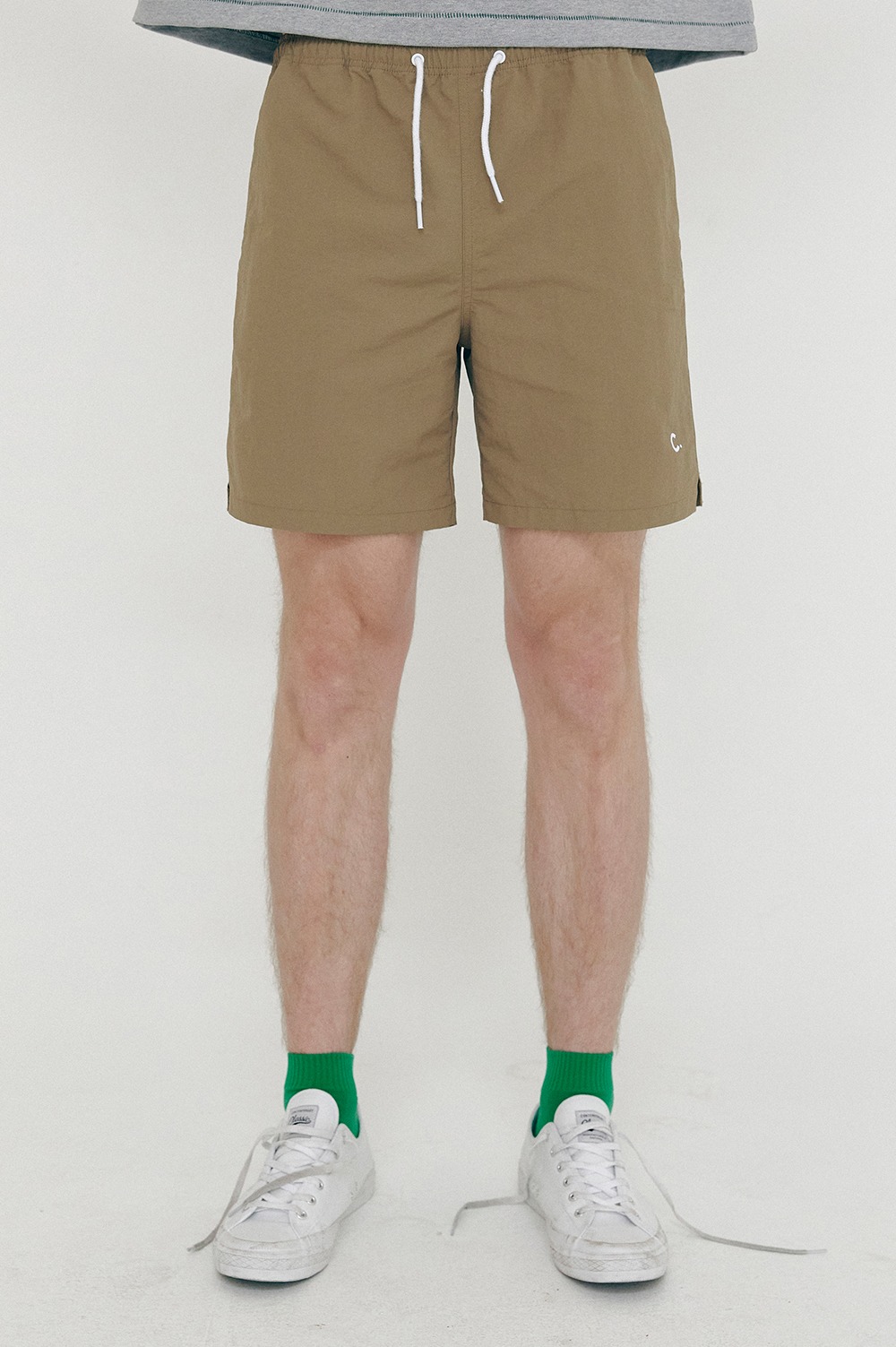 clove - [SS21 clove] New Summer Shorts_Men Khaki