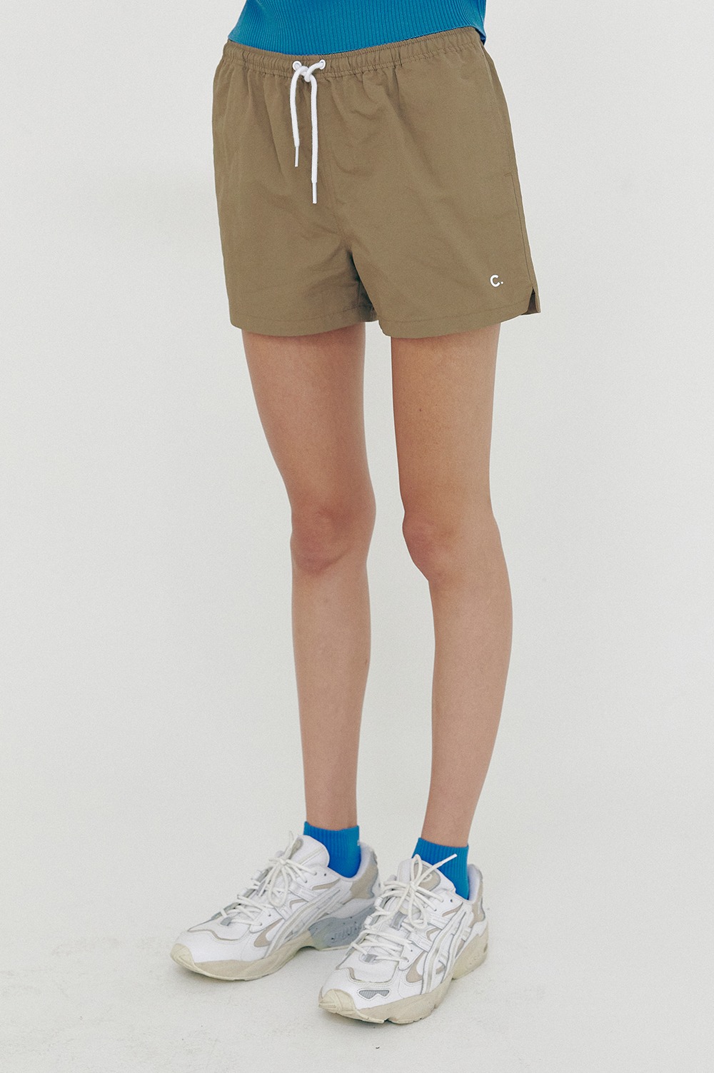 clove - [SS21 clove] New Summer Shorts_Women Khaki