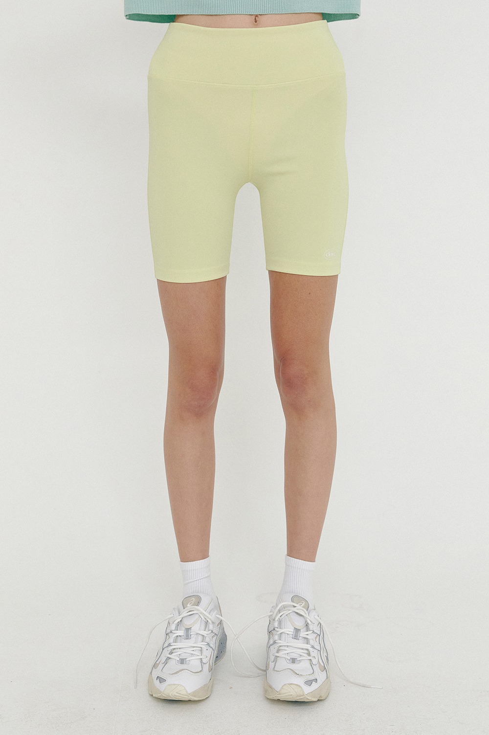 clove - [SS21 clove] Logo Biker Shorts Lime