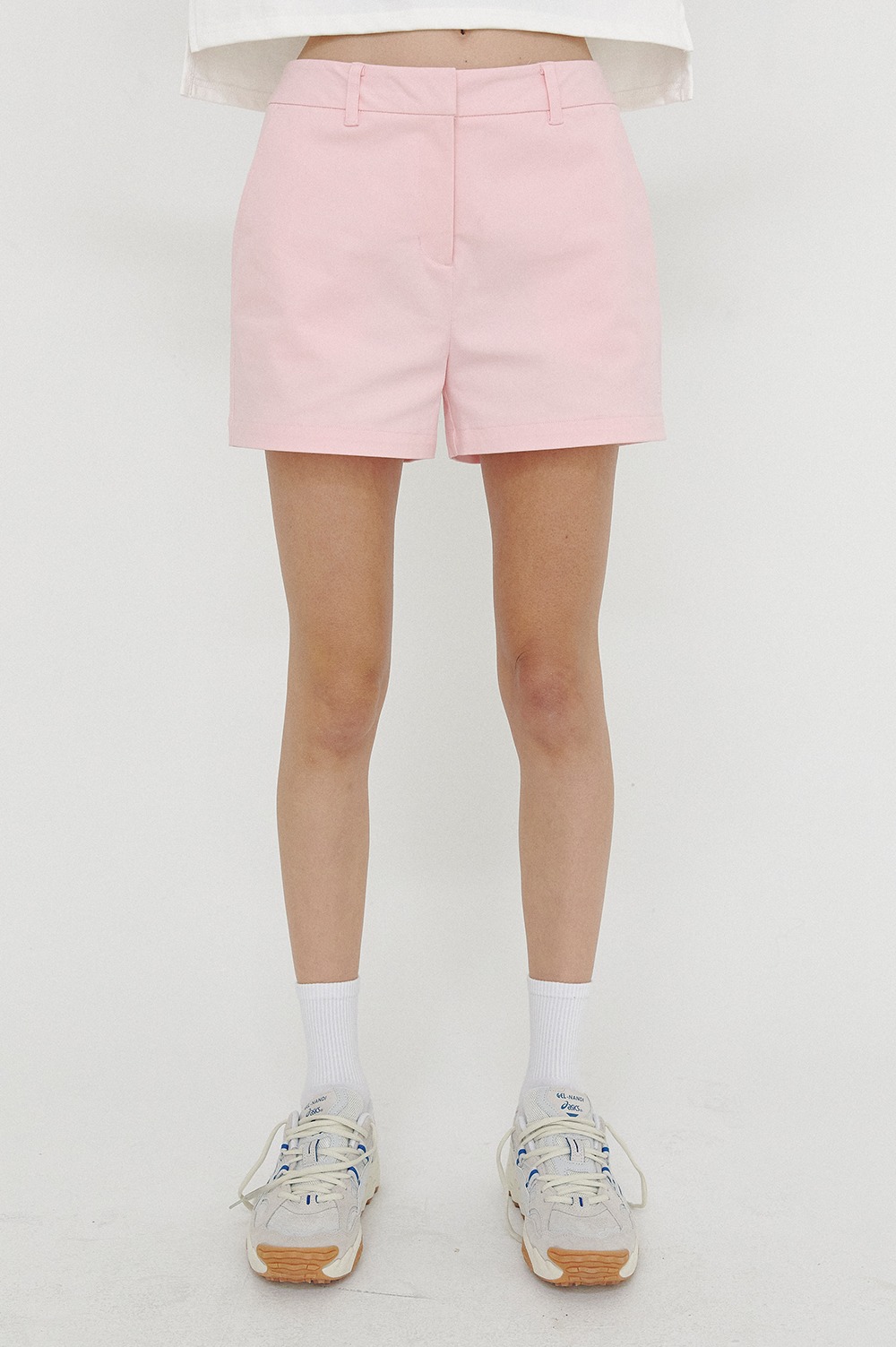 clove - [SS21 clove] Club Cotton Shorts Pink