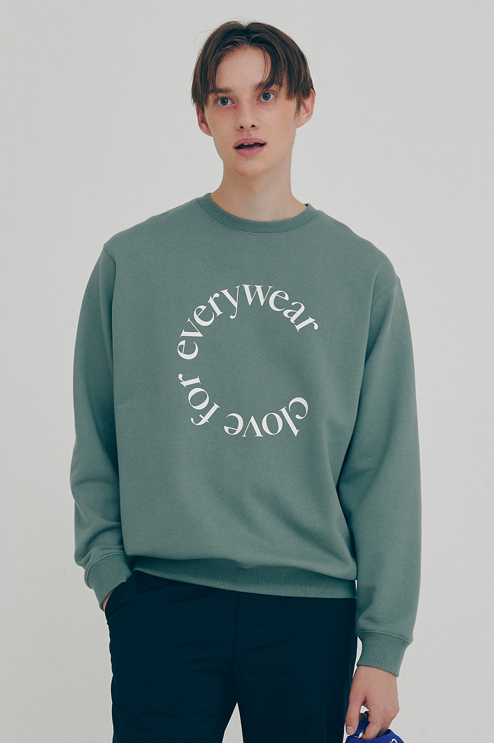 clove - [FW21 clove] Everywear Sweatshirt (Khaki)