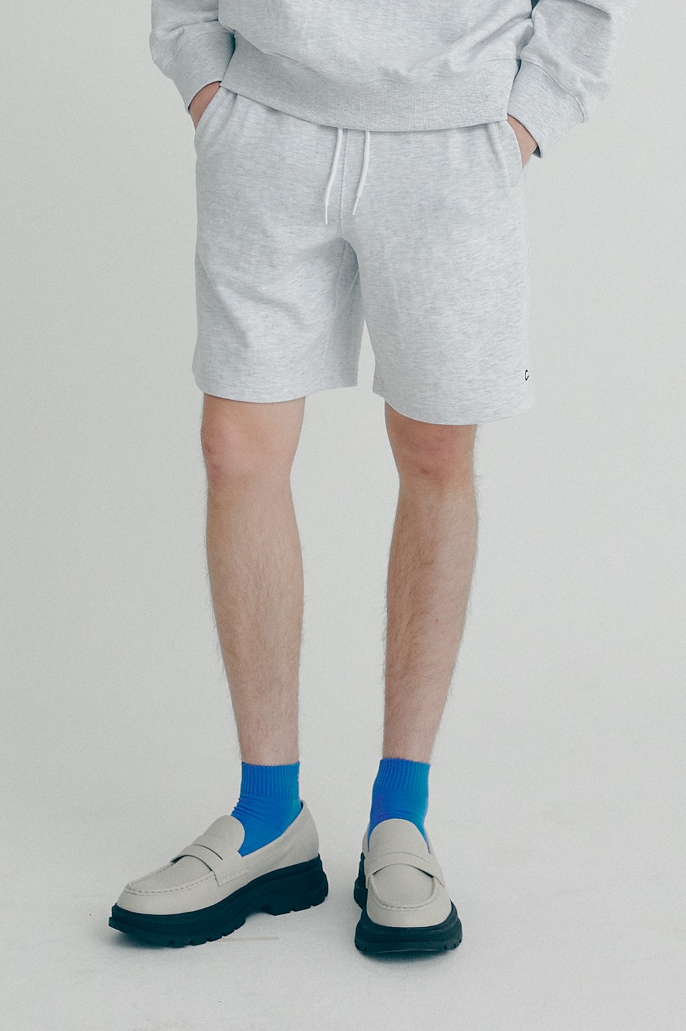 clove - [22SS clove] Active Half Shorts_Men (Light Grey)