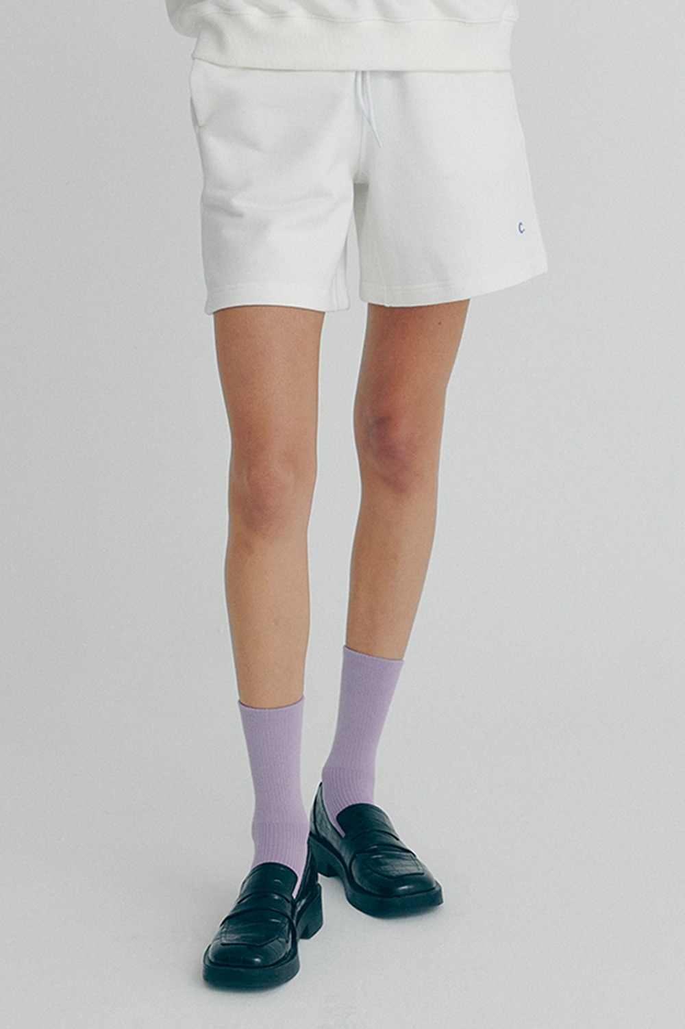 clove - [22SS clove] Active Half Shorts_Women (White)