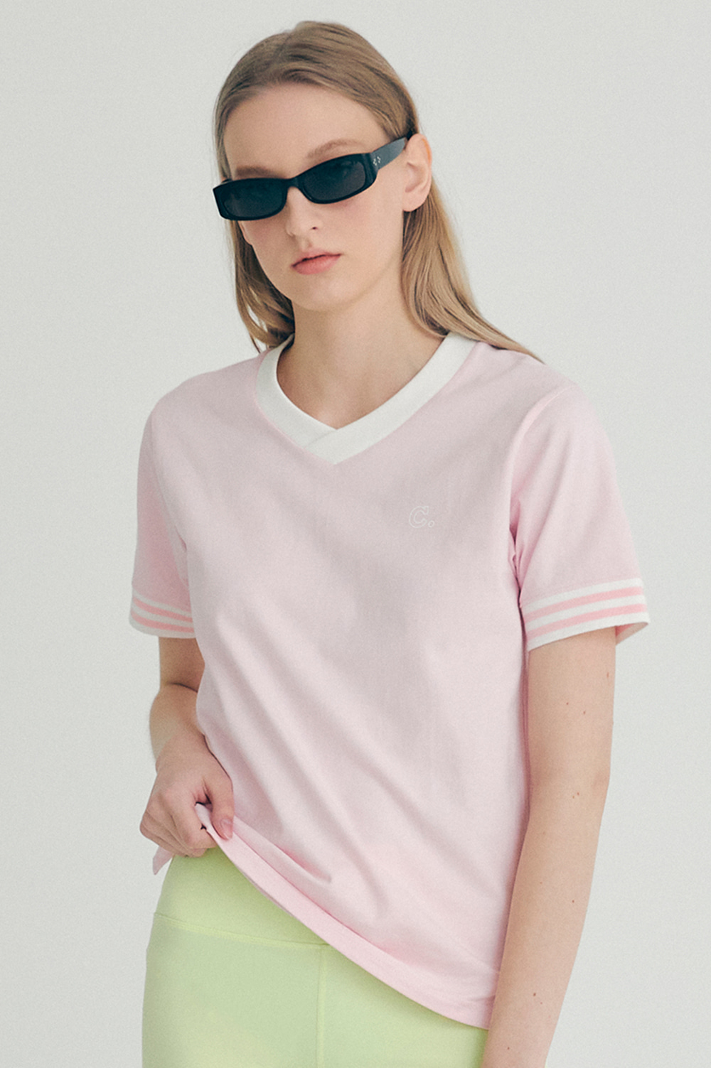clove - [22SS clove] love T-Shirt (Pink)