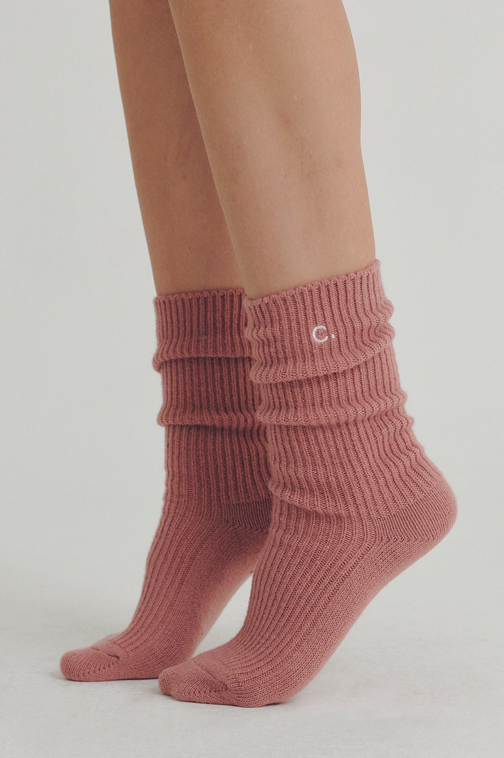 clove - [22FW clove] Cashmere Blended Socks (Pink)