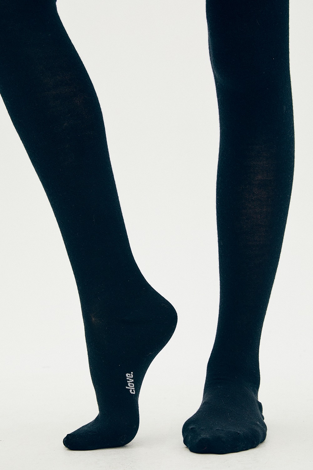 clove - [22FW clove] Wool Blended Tights (Black)