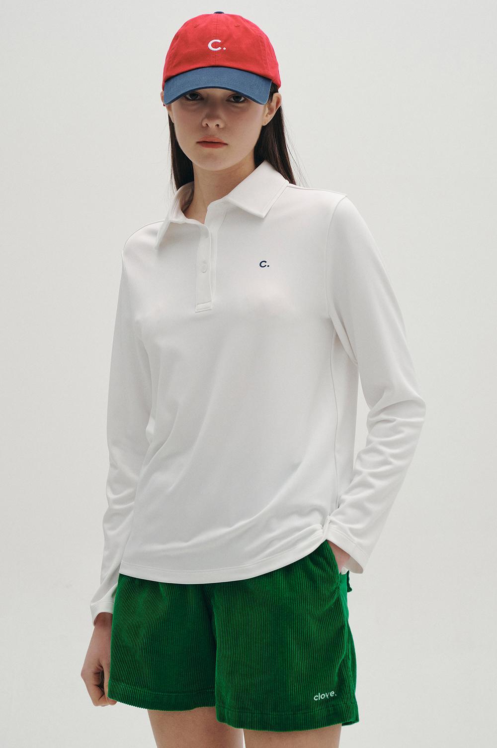 clove - [23SS clove] Basic Collar T-shirt (White)