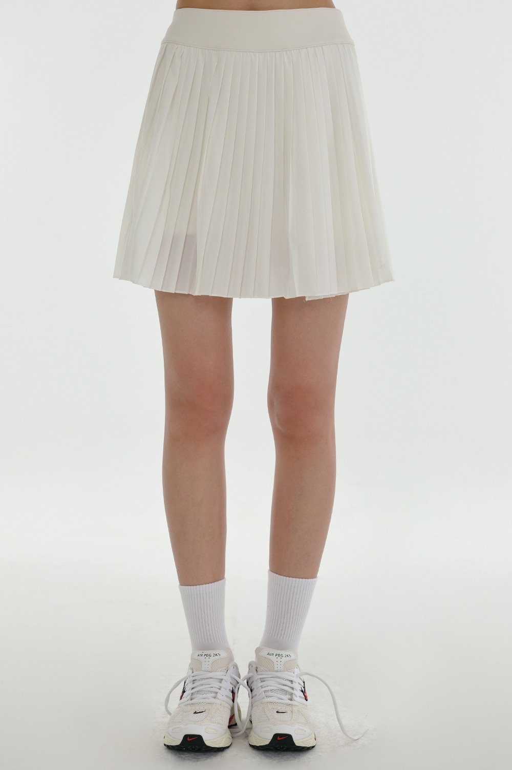 clove - [24SS clove] Wrap Tennis Skirt (Cream)