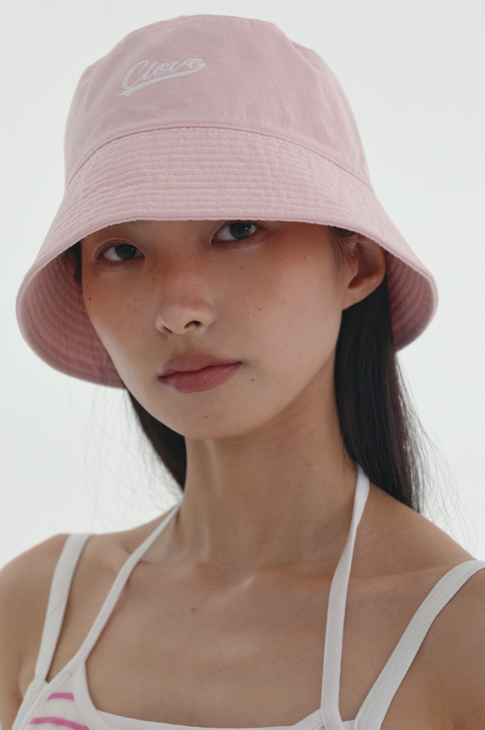 clove - [24SS clove] Cotton Bucket Hat (Pink)