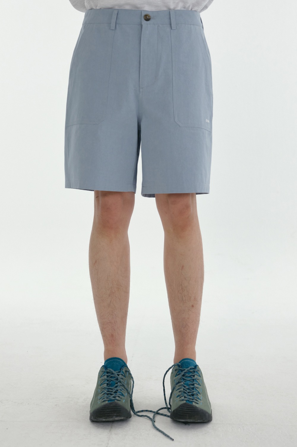 clove - [24SS clove] Fatigue Shorts (Light Blue)